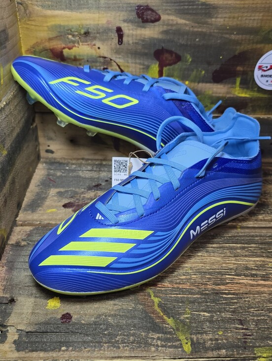 adidas Other - Adidas Messi F50 Elite FG Soccer Cleats Blue  Size 6Y = Women 7 JP7450 New